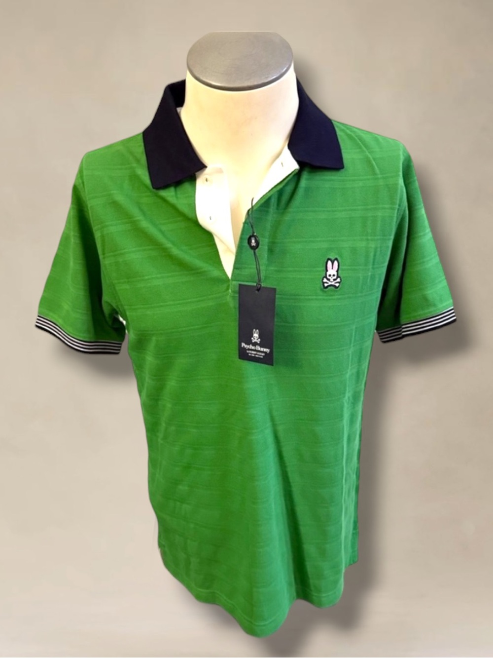 Psycho Bunny Green Polo Size 4